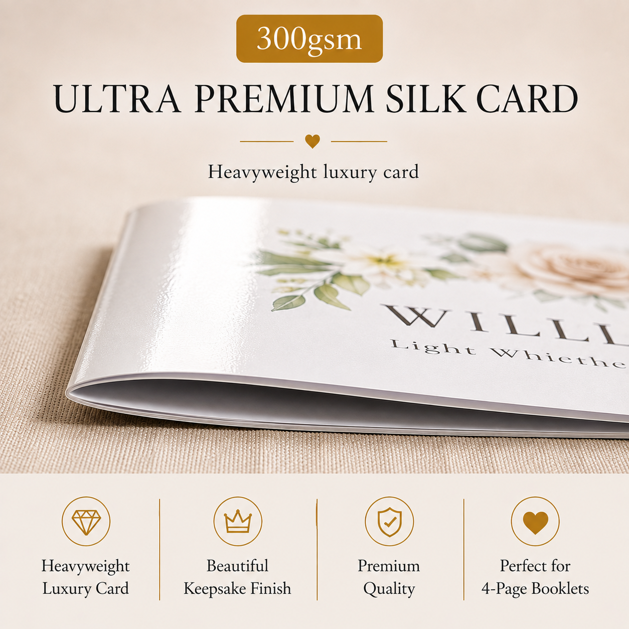 Personalised Funeral Order of Service Booklets | Premium Printed Memorial Service Programmes